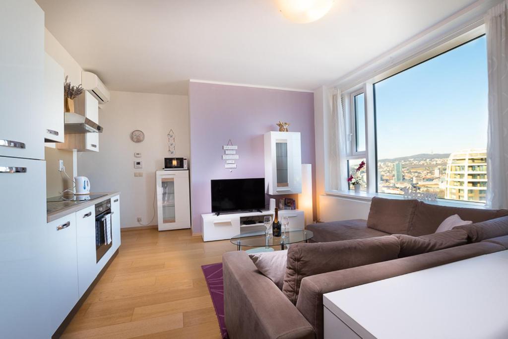 Panoramaview/31Thfloor!/Luxury/Wifi/Parking Apartment Bratislava Exterior foto